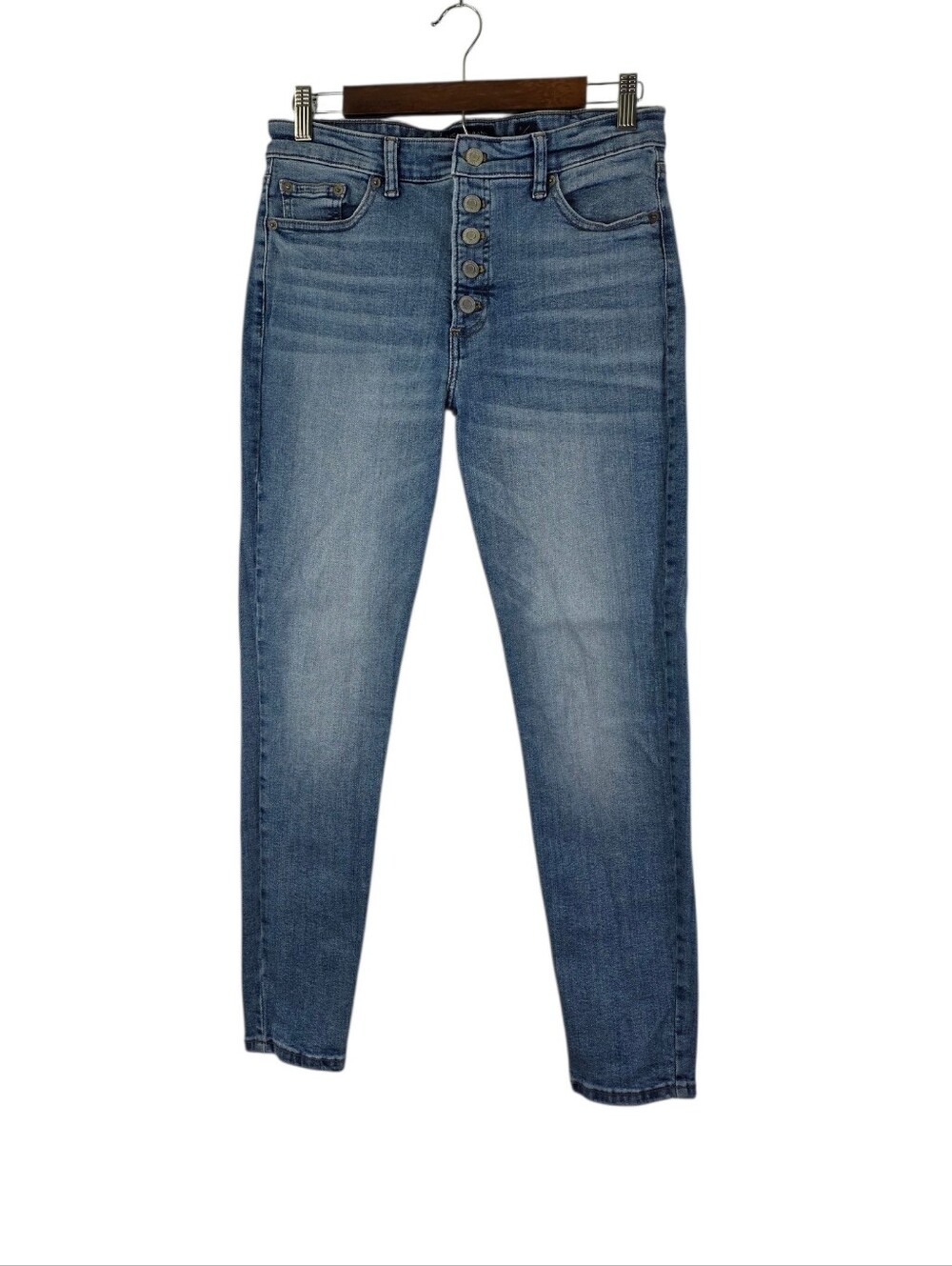 Lucky Brand Women's 8/29 High Rise Skinny Bridgette Button Fly Ankle Denim Jeans